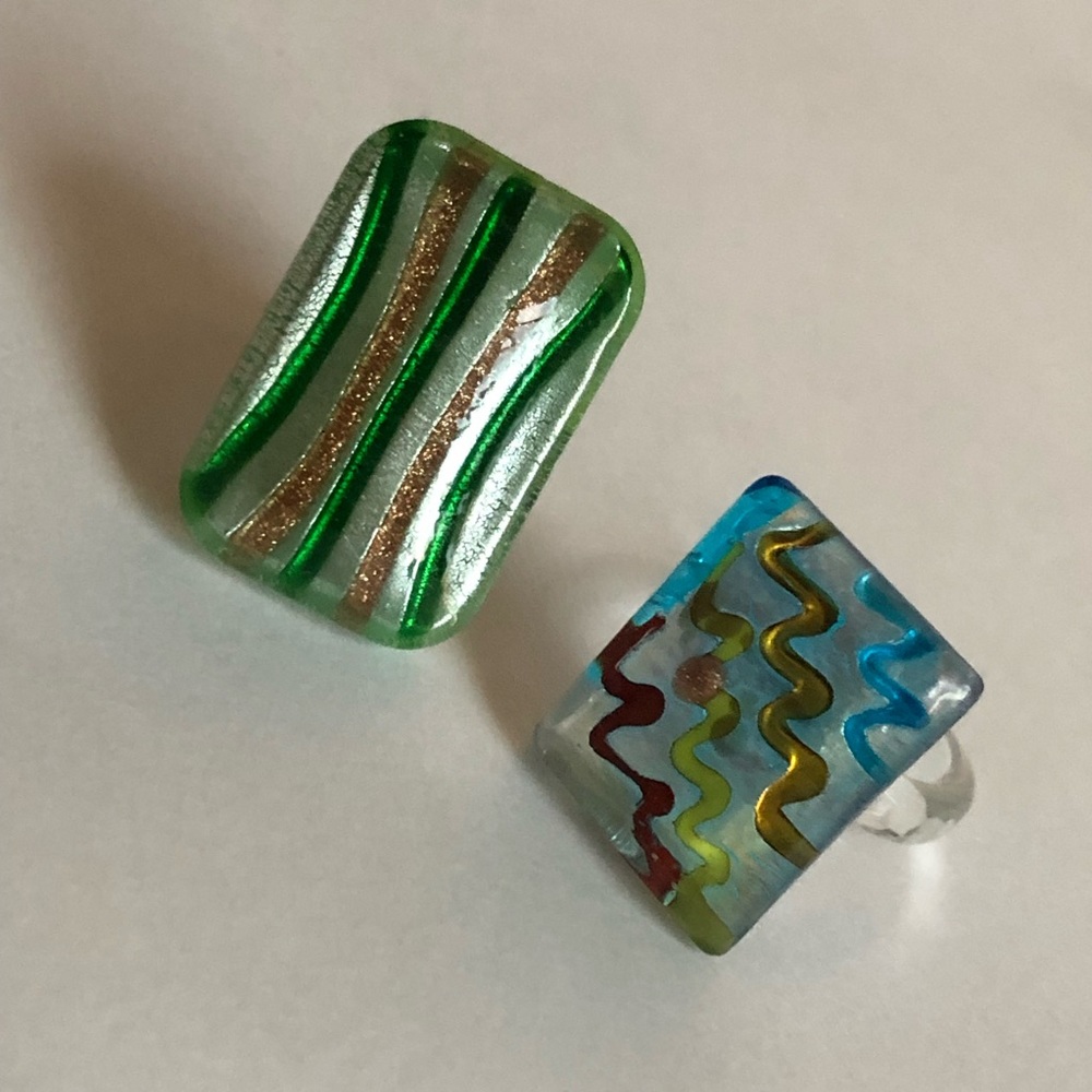 Set of 2 Unique Rings